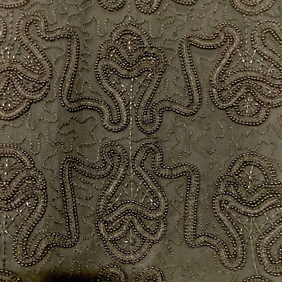 Talbots beaded short jacket. 100% silk. - Picture 5 of 5